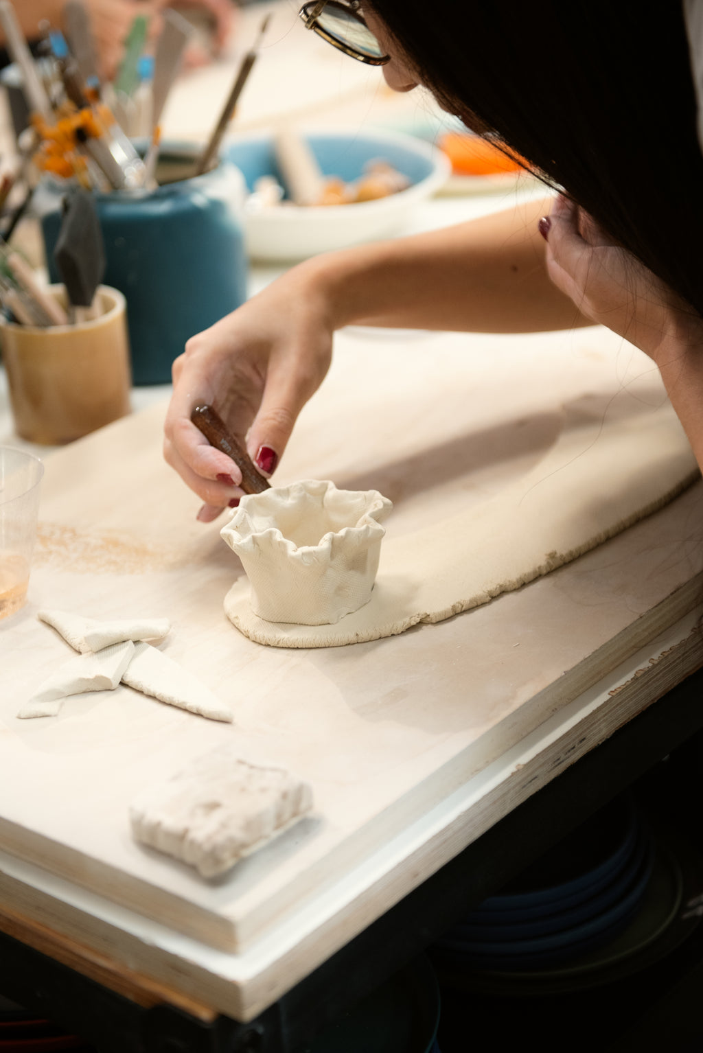 Adult Beginning Handbuilding: Saturdays 2-3:30pm (4 Sessions)