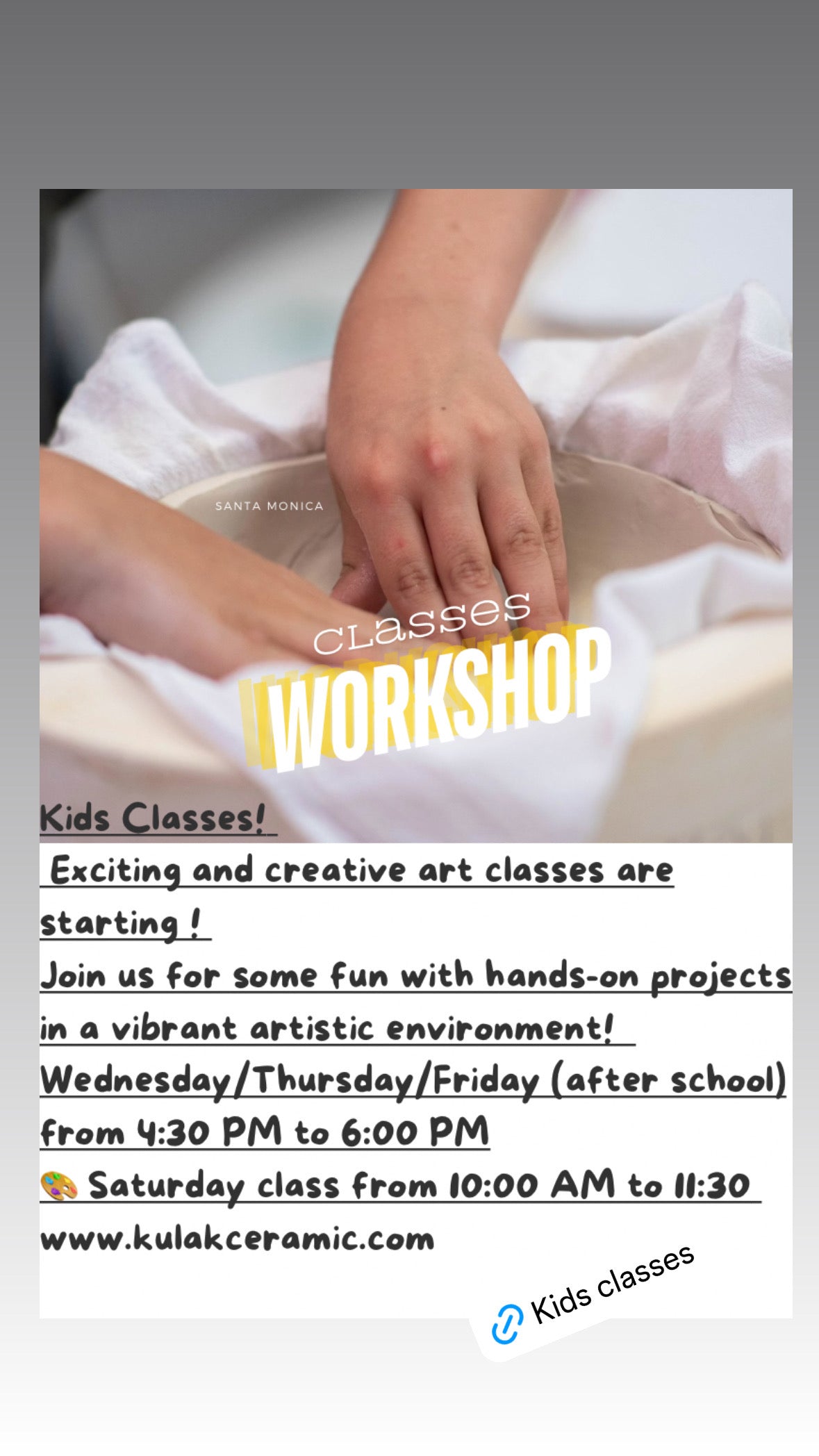 Kids & Teens                                  on  Friday  4:30pm-6 pm (4 Sessions)