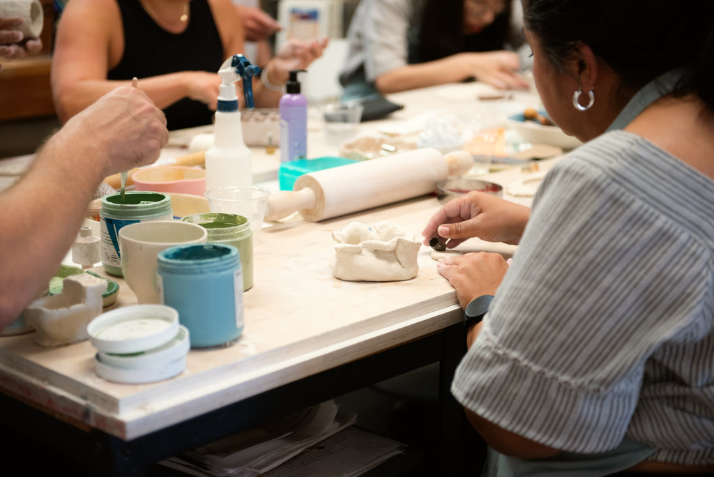 Adult Beginning Handbuilding: Saturdays 2-3:30pm (4 Sessions)