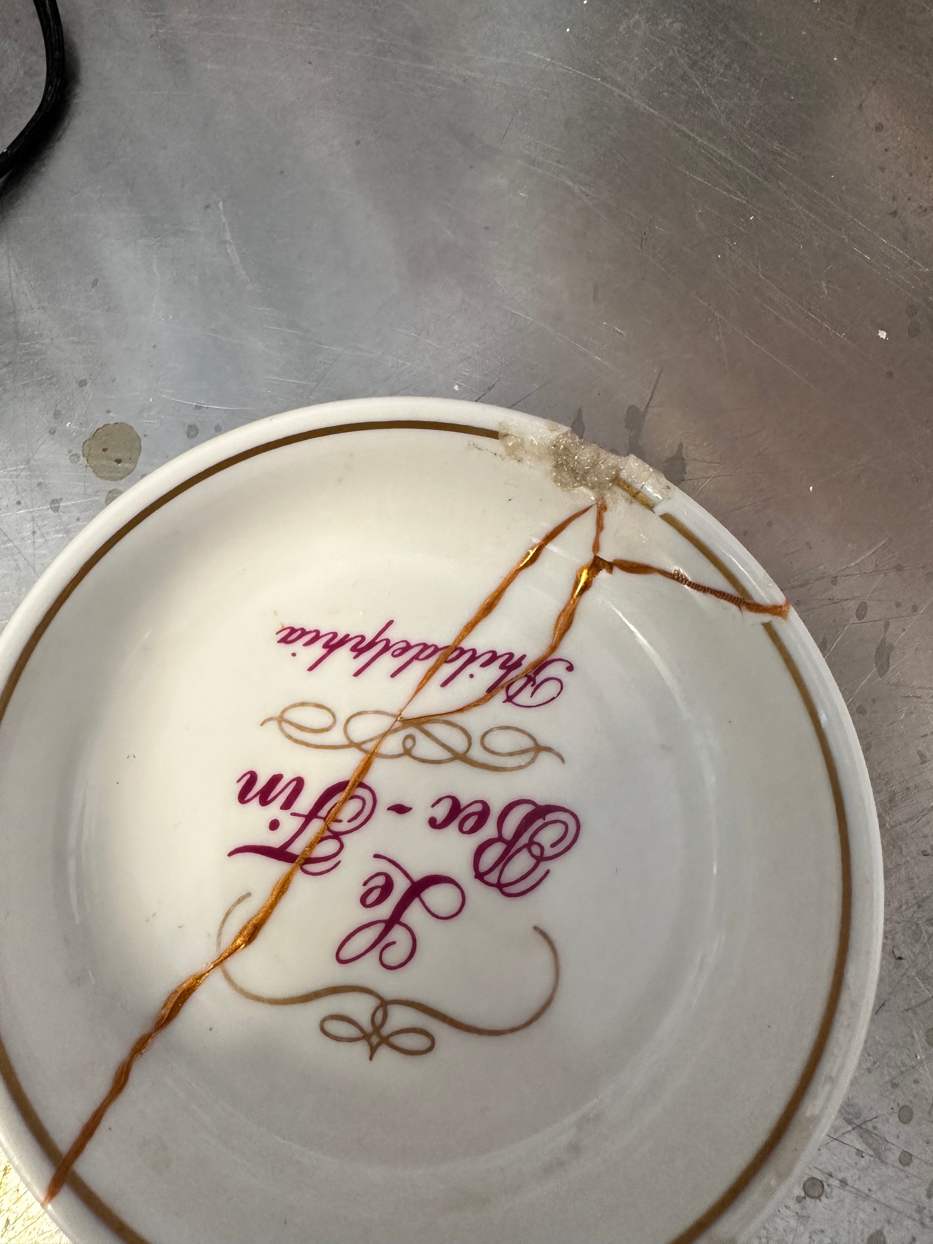 Custom Kintsugi (Japanese Style Golden Repair) Ceramic Repair