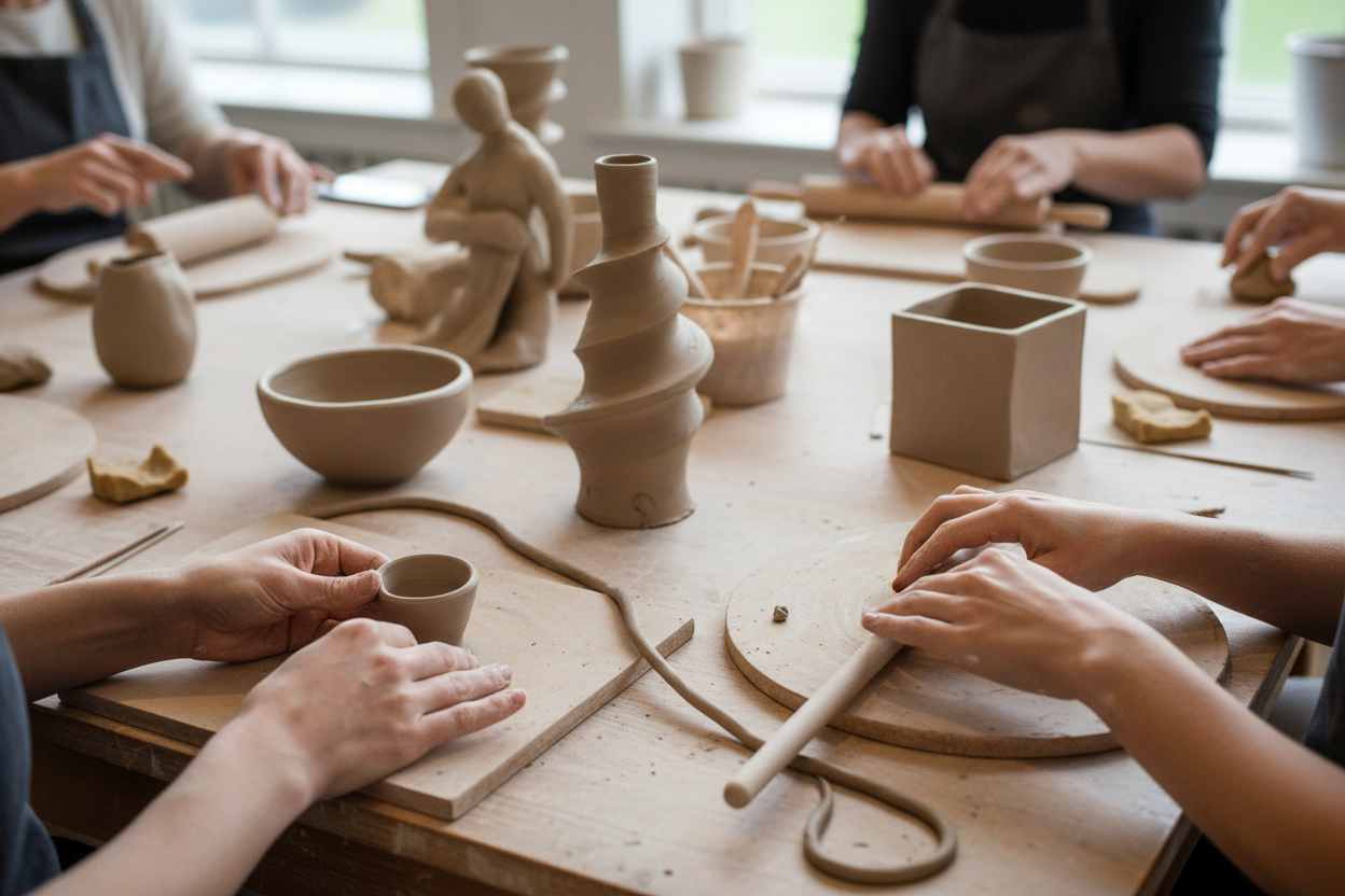 Wine  & Pottery
Start the 2026  creatively.
Sip wine, work with clay, and welcome a year full of art and inspiration.